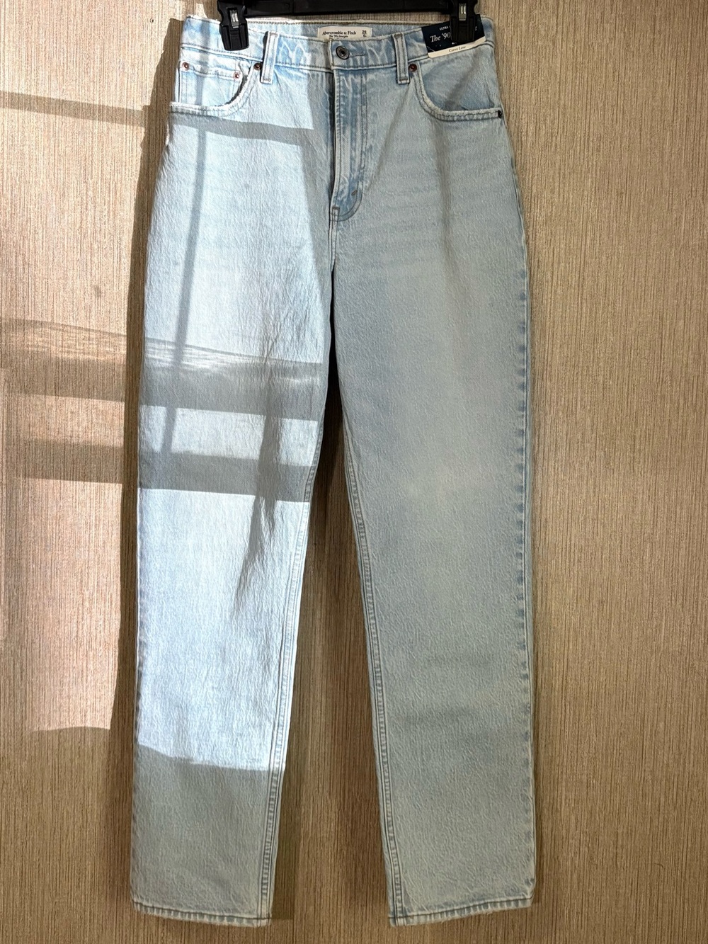 Abercrombie & Fitch Light Blue Straight Leg Jeans - Women